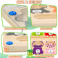 Woodmam Magnetic Color And Number Maze, Wooden Magnet Maze Montessori Toys For 3+ Years Old, Learning & Education Toys For Presc