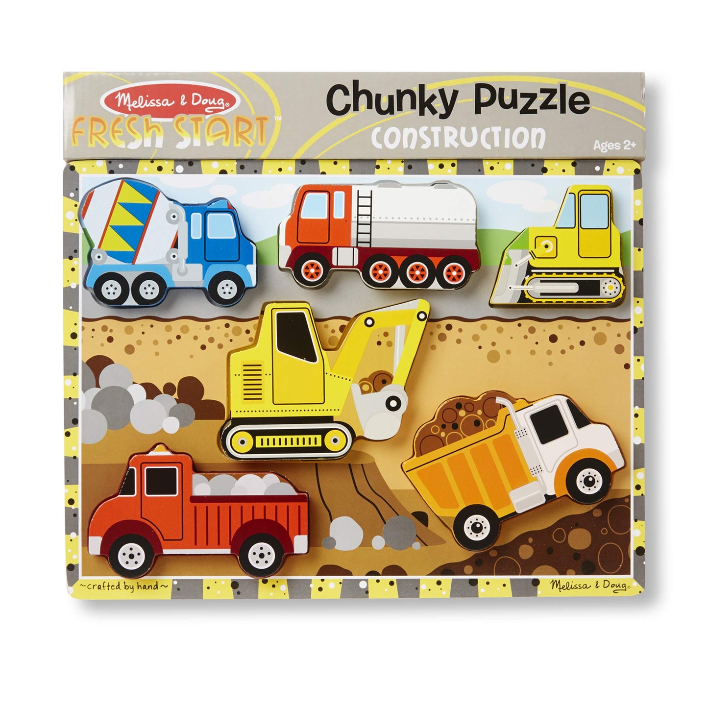 Melissa & Doug, Puzzle Chunky Construction