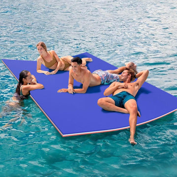 Yaciente 9' Lily Pad Floating Mat, Tear-Resistant Floating Water Mat For Lake, Floating Pads For Recreation Pool, Beach, Ocean,