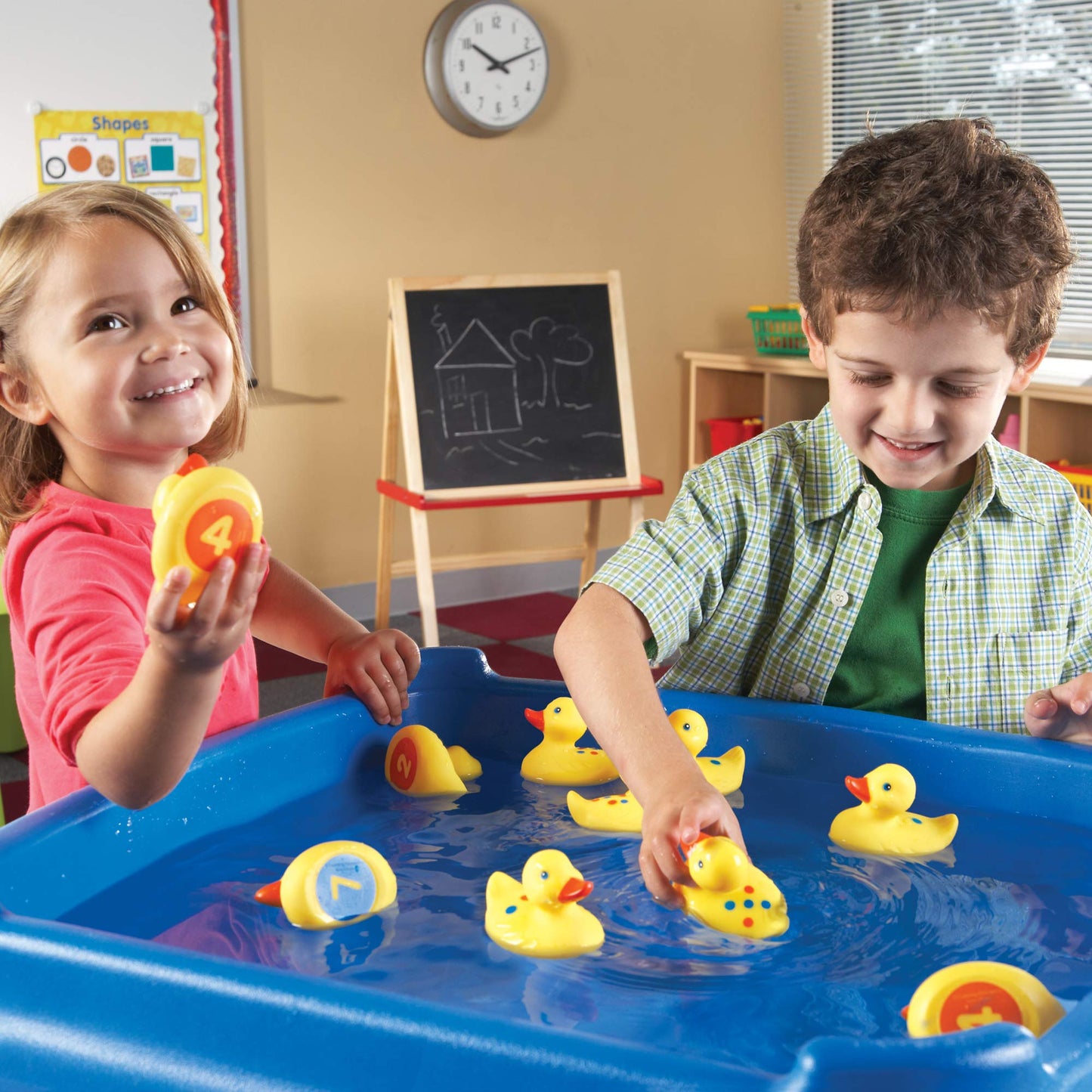 Learning Resources Number Fun Ducks - 10 Pieces, Ages 18+ Months Toddler Learning Toys, Preschool Toys, Toddler Bath Toys, Baby Bath Toys