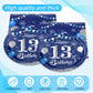 13Th Birthday Decorations For Boy Girl Official Teenager 13Th Tableware Decorations Navy Blue Silver Birthday Plates Napkins Tab