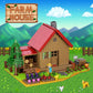 Stardew Farmhouse Building Toy, Video Game Farm Playset Building Set Compatible With Lego, 766 Pieces Diy Farm House Building Ki