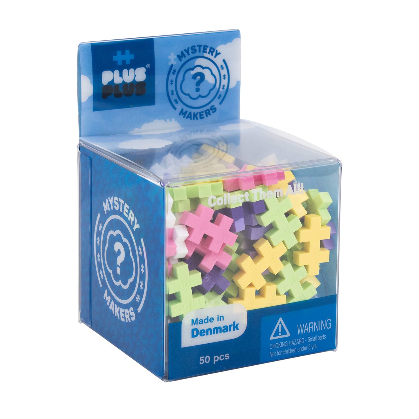 Plus Plus - Set Of 3 Mystery Makers - Pets, Bundle 2 - Construction Building Stem | Steam Toy, Interlocking Mini Puzzle Blocks F
