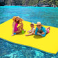 8x6FT Lily Pad Floating Mat, Floating Water Mat for Lake, 3 Layers Tear-Resistant XPE Foam Portable Lily Pad Float for Adults an