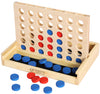 TOWO Wooden 4 in a Row Game - Classic Strategy Game for mature-themeds Children-Connect The 4 Discs of Same Colour in a Row - Travel Games Family Board Games Toys Gift for 6 Years Old Kids Boys Girls mature-themeds