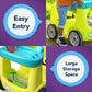 Simplay3 Roll And Stroll Quiet Ride-On Toddler Toy Push Car, With Seatbelt, For Toddlers Ages 1.5-4 Yrs., Yellow