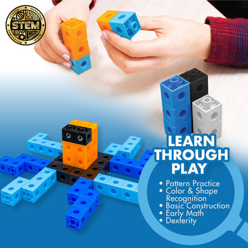 The Young Scientists Club Ocean Animals Stem Cubes,Build,Learn & Create With 100+ Math Cubes Manipulatives,2-In-1 Educational Games,Math Cubes For Kids Ages 4-8,Multi,One Size