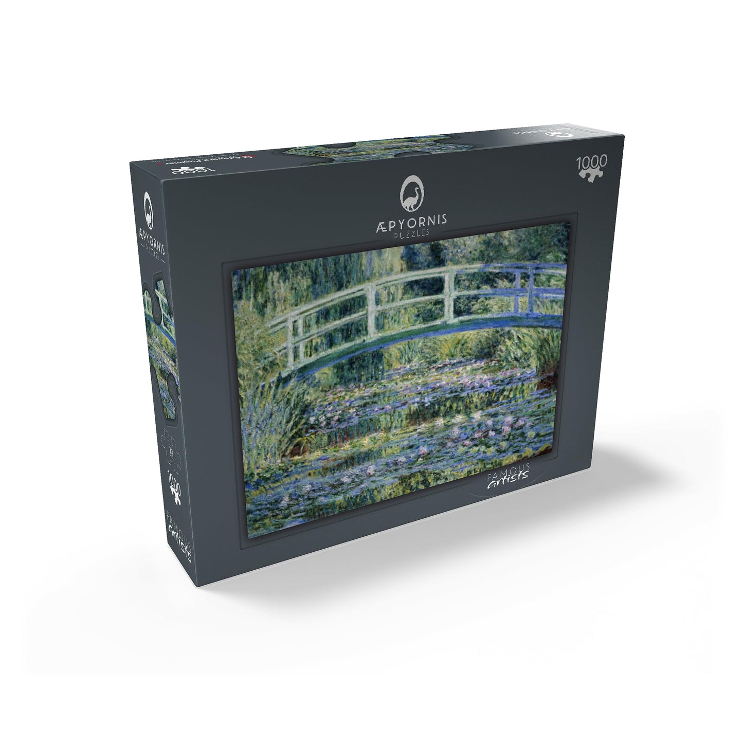 Mypuzzle Claude Monets Water Lilies And Japanese Bridge 1899 - Premium 1000 Piece Jigsaw Puzzle For Adults