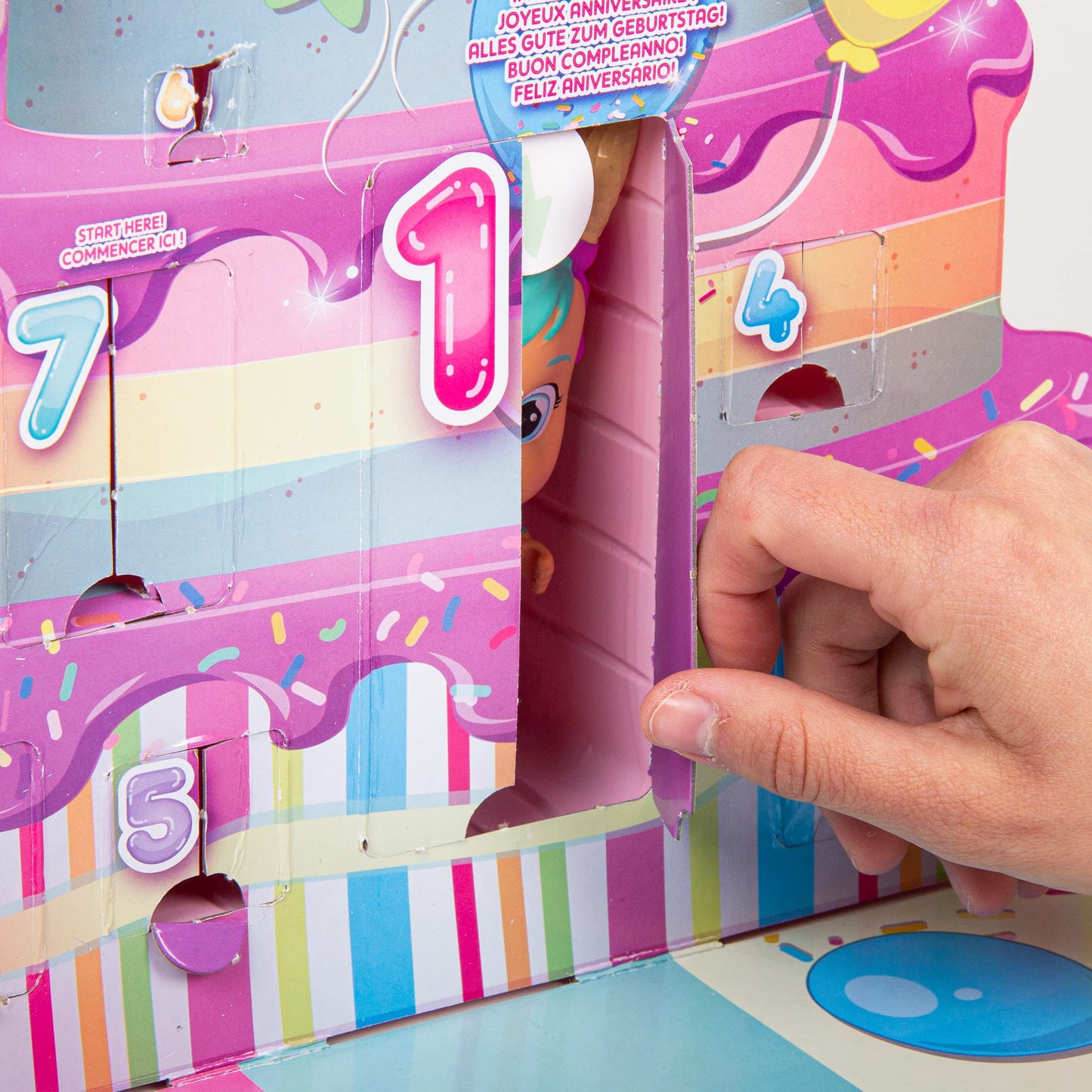 Cry Babies Magic Tears My Birthday Countdown - 7 Accessories, Exclusive Character And Confetti Surprise!