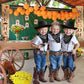 SeptCity Toddler Cowboy Hat and Bandana for Age 2-5 (Black)