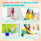 Vacuum Cleaner Toy For Toddler With Real Suction Function, Realistic Role-Play Cordless Vacuum Toy With Music, Kids Interactive