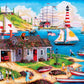 MasterPieces 300 Piece EZ Grip Jigsaw Puzzle - Painter's Point - 18x24