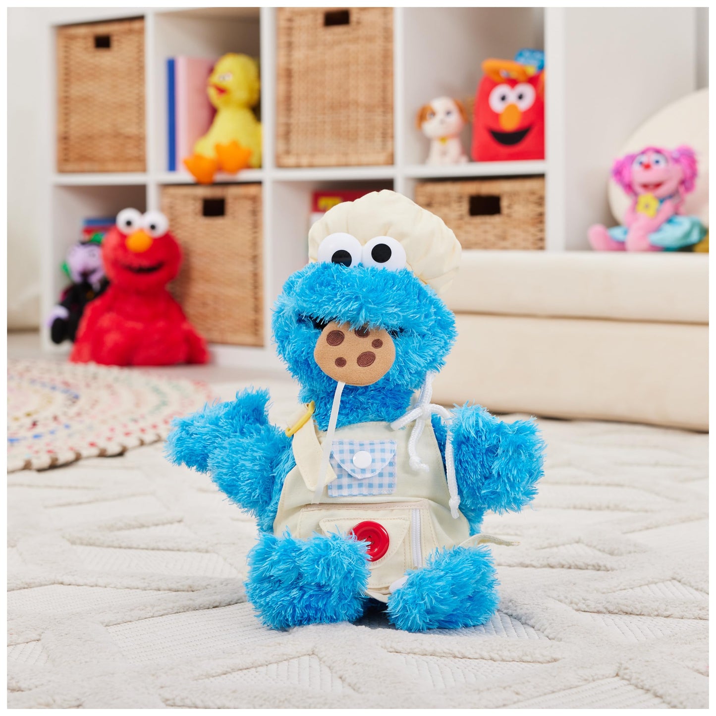 GUND Cookie Monster Plush Toy, 15” Premium Blue Plush for Ages 1+, Model 6050731