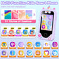 Nikuku Kids Phone for Girls, Toddler Smart Phone Christmas Birthday Gifts for Girls Age 4-6, Kids Play Phone Toy with Dual Camer