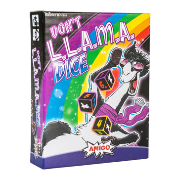 Amigo Games Don'T L.L.A.M.A. Dice Game - Fun And Strategic Llama-Themed Dice Game For Ages 8+ | 2-6 Players | Avoid Llama Drama