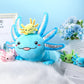 Aoriher 5 Pcs Axolotl Plush Set 24 Inch Mommy Axolotl Stuffed Animal With 4 Cute Plush Babies In Belly Soft Cuddly Plushie For K