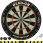 Viper Dead-On Tournament Bristle Steel Tip Dartboard Set with Staple-Free Bullseye, Metal Triangular Spider Wire for Reduced Bou