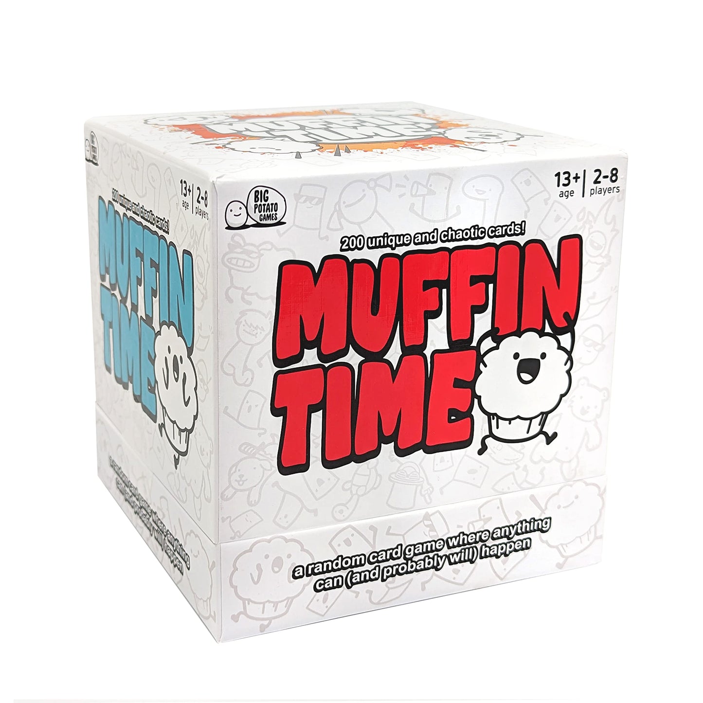 Big Potato Big Potato Muffin Time Card Game with Expansion Packs - Random Color, Model 6059187, Cardboard Material