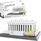 Apostrophe Games Lincoln Memorial Building Block Set (979 Pieces) Washington D.C. Lincoln Memorial Famous Landmark Series - Arch