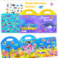Benresive Reusable Sticker Book For Toddlers 2-4 Years, Fun Travel Stickers For Kids, Waterproof Sticker Books For Toddlers 1-3, Crafts Activities For Todddlers 1-3 2-4 3-5 - Ocean World