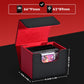 Zlca Card Deck Box For Trading Cards, Mtg Commander Deck Box Holds 120+ Single Sleeved Cards, Leather Magnetic Card Storage Box