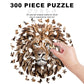 Wooden Puzzles for mature-themeds - 300 Pieces Lion Unique Shaped Wooden Jigsaw Puzzles for mature-themeds  King Size 14.69'' x 14.96'' mature-themed Wood Puzzles for Family Friend Game
