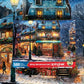 Springbok 500 Piece Jigsaw Puzzle - Winter Wonderland Cafe Scene, Cardboard, Model 34-01698