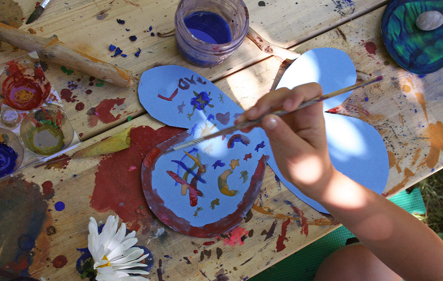The Natural Earth Paint Kit | Non- Toxic | Made For Kids | Vegan | 6 Bright Colors | All Ages