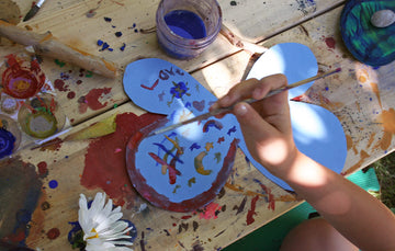 The Natural Earth Paint Kit | Non- Toxic | Made For Kids | Vegan | 6 Bright Colors | All Ages