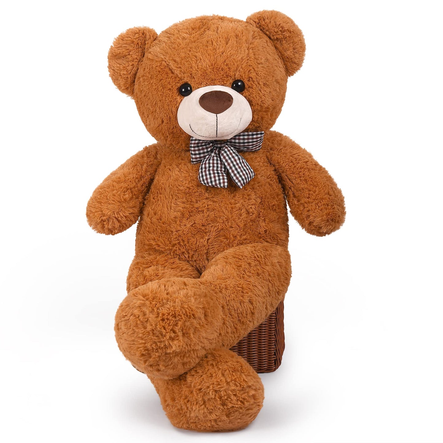Giant Teddy Bear Stuffed Animals Plush Toy Cute Life Size Big Plush Teddy Bear For Kids Girlfriend, Soft Stuffed Bear Animals Fo