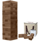 GoSports Large Wooden Toppling Tower - Stacks Up to 3 ft - Brown Wood Stain