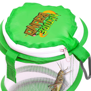 Nature Bound Nb528 Pop Up Critter Catcher Habitat Kit With Carabiner Clip & Zipper Lid, One Size, Green