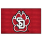 FANMATS 3038 South Dakota Coyotes Ulti-Mat Rug - 5ft. x 8ft. | Sports Fan Area Rug, Home Decor Rug and Tailgating Mat