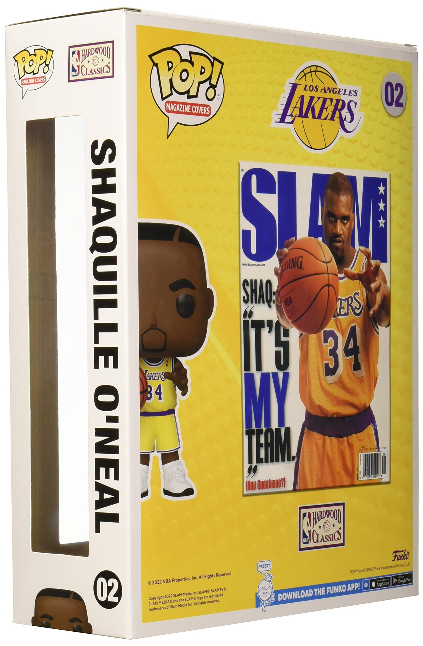 Funko Pop! NBA - Shaquille O'Neal SLAM Figure, Multicolor Vinyl, Model 59362
