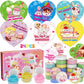 Funewest Valentines Day Gifts For Kids, 24 Valentines Ice Cream Butter Slime Card Bulk, Valentine Exchange Cards For Girls Boys