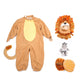 Spooktacular Creations Halloween Baby Lion Costume Toddler Set with Toy Zebra for Kids Deluxe Realistic Halloween Dress Up, Anim