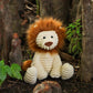 Apricot Lamb Toys Plush Corduroy Lion Stuffed Animal Soft Cuddly Perfect For Child (Corduroy Lion 8.5 Inches)