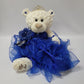 Kinnex Collections Since 1997 20'' Quince Anos Quinceanera Last Doll Teddy Bear With Dress (Centerpiece) ~ Arc16831-15R (Royal B