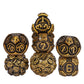 Iustidie Metal Dice Set D&D, 7-Die Dnd Dice Metal Gear Dice With Dice Gift Bag For Dnd Dungeons And Dragons Role Playing Games(A