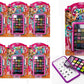JA-RU Kids Makeup Beauty Toy Kit for Girls (6 Makeover Set) Cell Case w/Mirror, Brush & Eyeshadow Palette. Kids Real Makeup Wash
