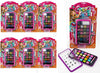 JA-RU Kids Makeup Beauty Toy Kit for Girls (6 Makeover Set) Cell Case w/Mirror, Brush & Eyeshadow Palette. Kids Real Makeup Wash
