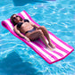 Cococabana 74 Inch Foam Float For Pools & Lakes Vinyl Foam Pool Floats (Pink Stripe, 2In Thick)