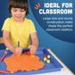 Constructive Playthings Messy Trays Set of 4, Premium Plastic, Multi-Color, Ideal for Arts & Crafts, Model EDX-770