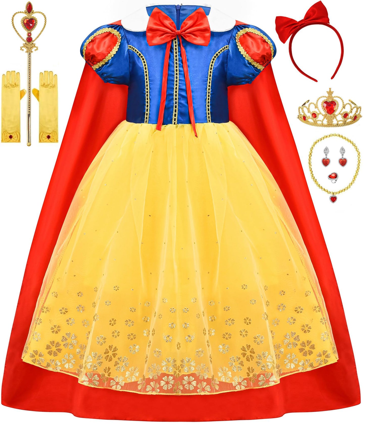 Avady Princess Dress For Girls Princess Dress Kids Birthday Party Halloween Costume