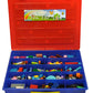 Lego-Compatible Fun For Life Organizer Case With Building Plate(Green / Blue)- Fun For Life Is Pefect Lego Compatible Storage Case Fits Up To Approx 1000 Lego Parts