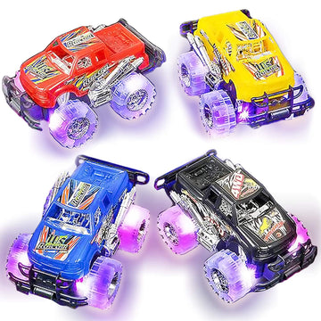 ArtCreativity Light Up Monster Trucks for Boys and Girls, Toy Truck Set of 2, Monster Trucks for Boys 3-6 Years Old, Toddler Mon