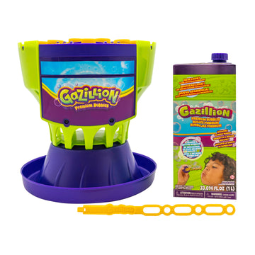 Gazillion Ultimate Bubble Craze Machine - Color Changing LED Lights - Easy-to-Use Bubble Maker - Perfect for Parties - Includes 