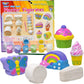 Number 1 in Gadgets Decorate Your Own Figurines Set - 6 Resin Figurines, Paint Brush, 6 Colors, Small to Medium Size