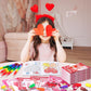 BenLouis 24 Pcs Mini Coloring Books for Kids - Colorful Valentine's Day Favors - Paper Activity Books for Classrooms and Goodie Bags