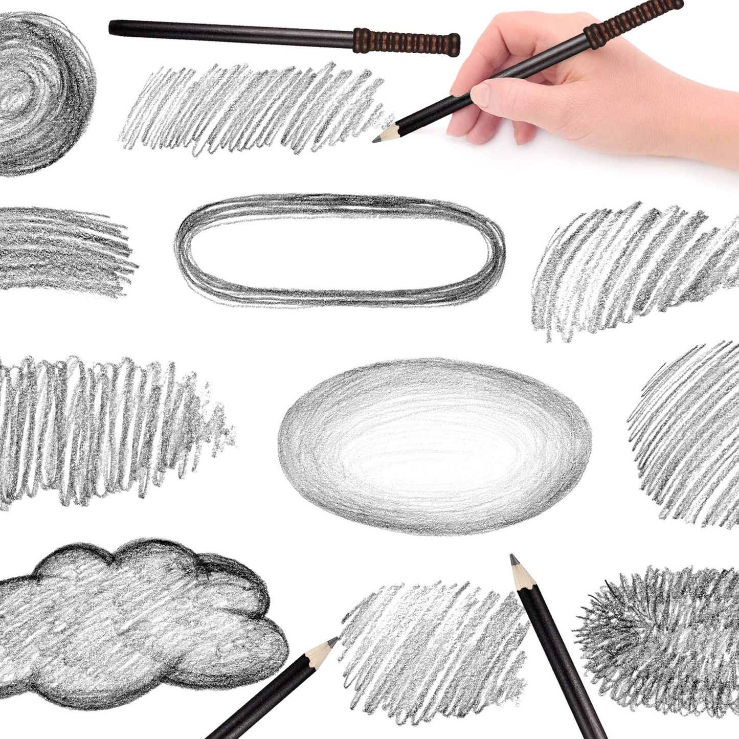 Spakon 30 Pieces Wand Pencils Wizard Party Supplies, Wizard Wand Pencils Theme Birthday Goody Bag Filler Favors for Teen Kids Bo